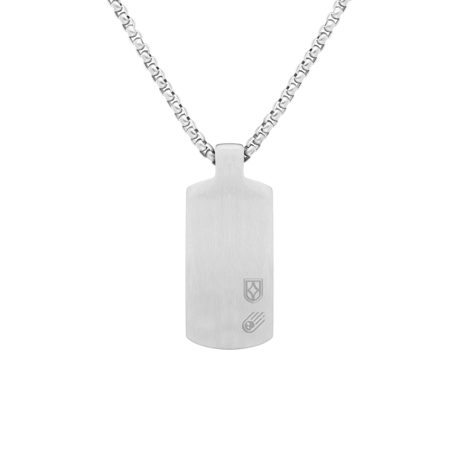 Duxot Atlantica Dog Tag anheng Grey Meteorite med meteoritt