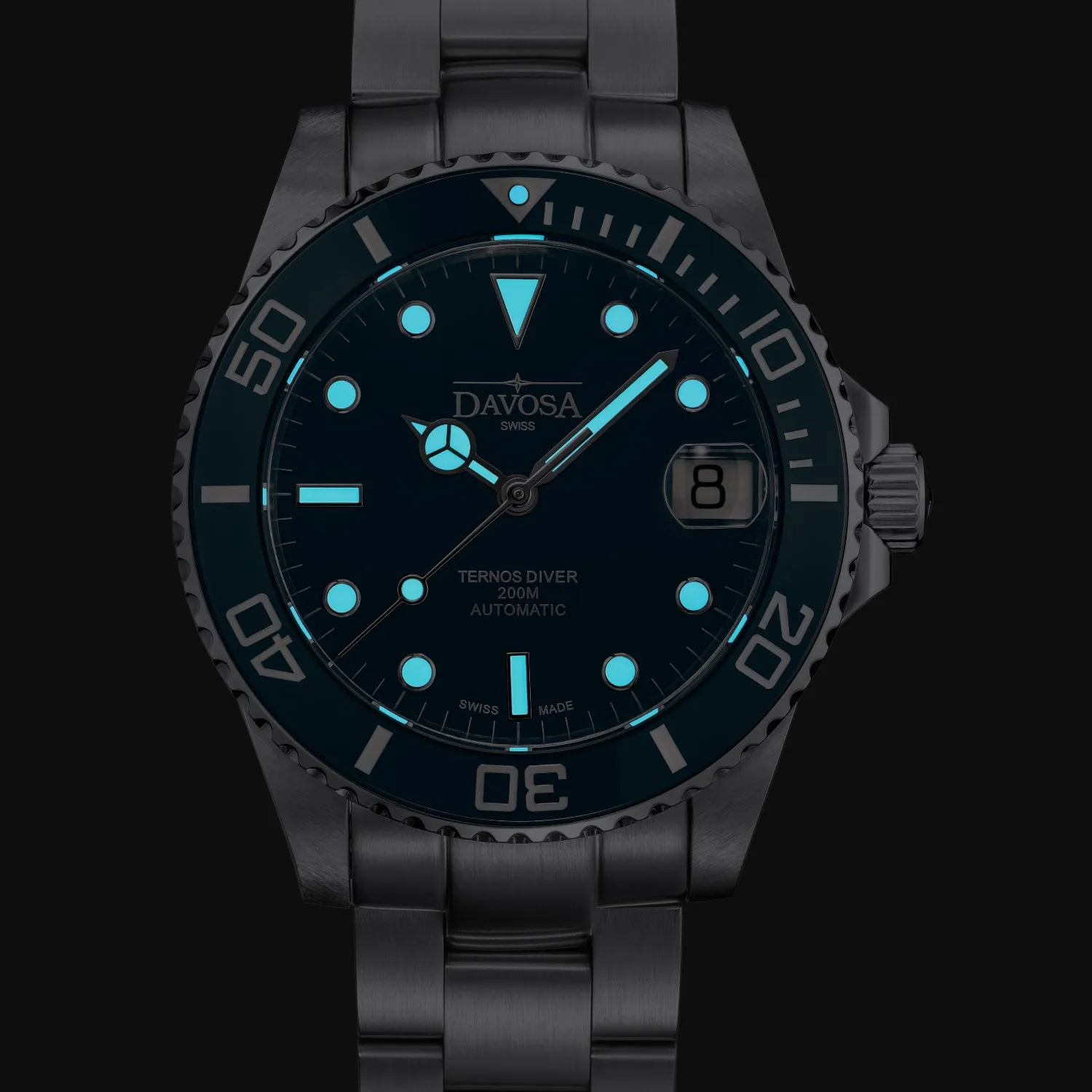 DAVOSA Ternos Medium automatisk dykkerklokke 36,5 mm