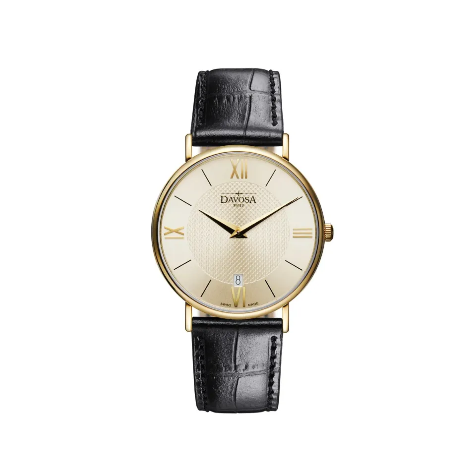 DAVOSA Pianos II herreklokke quartz