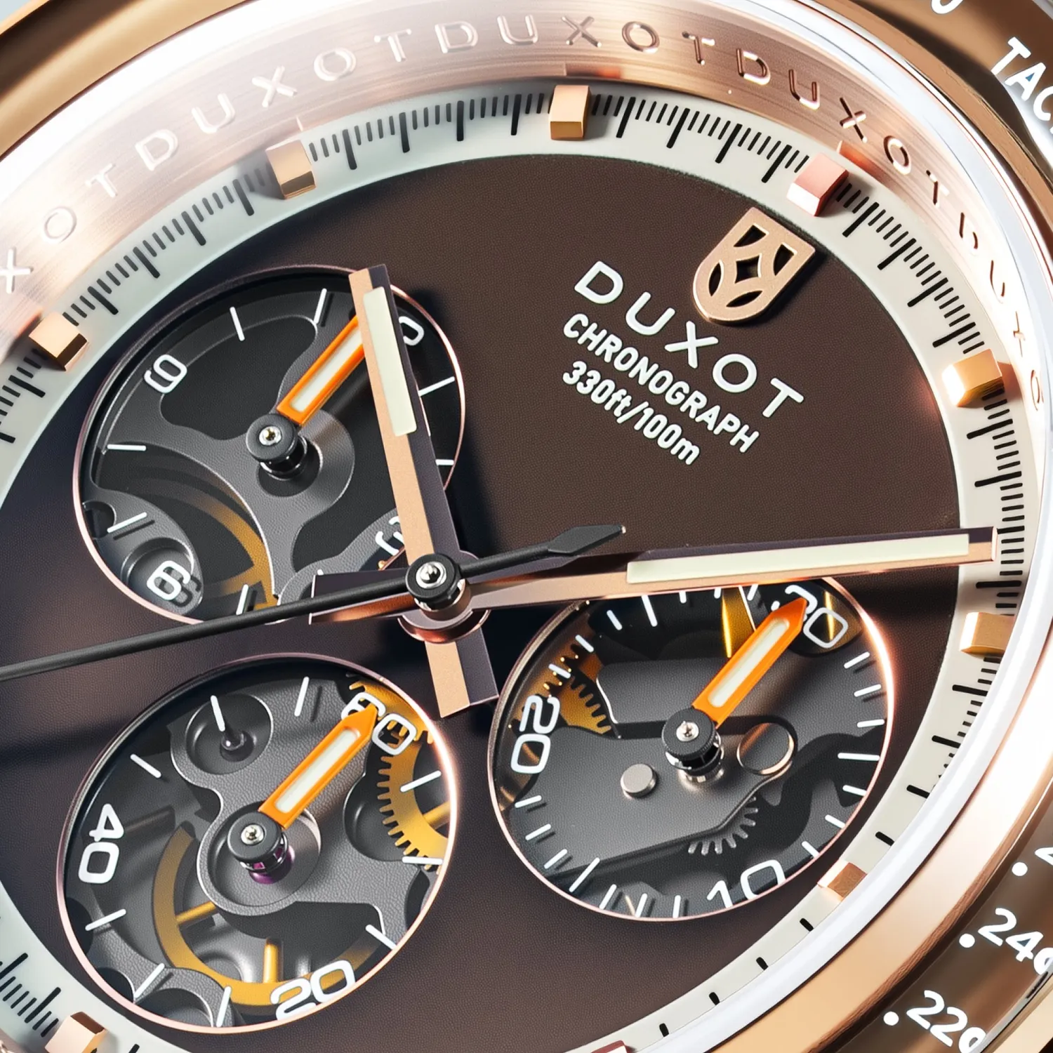 Duxot Accelero Bourbon Charm automatisk kronografklokke