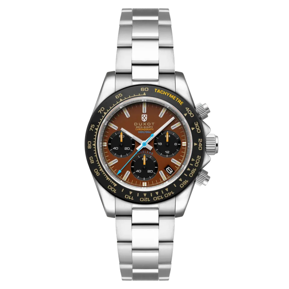 Duxot Accelero Chronograph kronograf Mocha Magic 40 mm