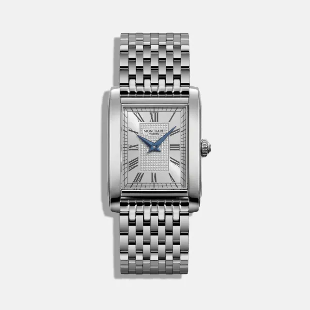 MonChard Classic White on Bracelet klokke 24,9 mm