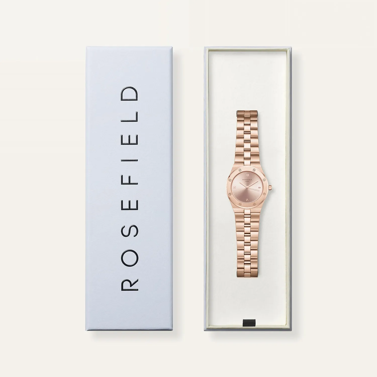 Rosefield Rose klokke 33 mm roségull uten gravering