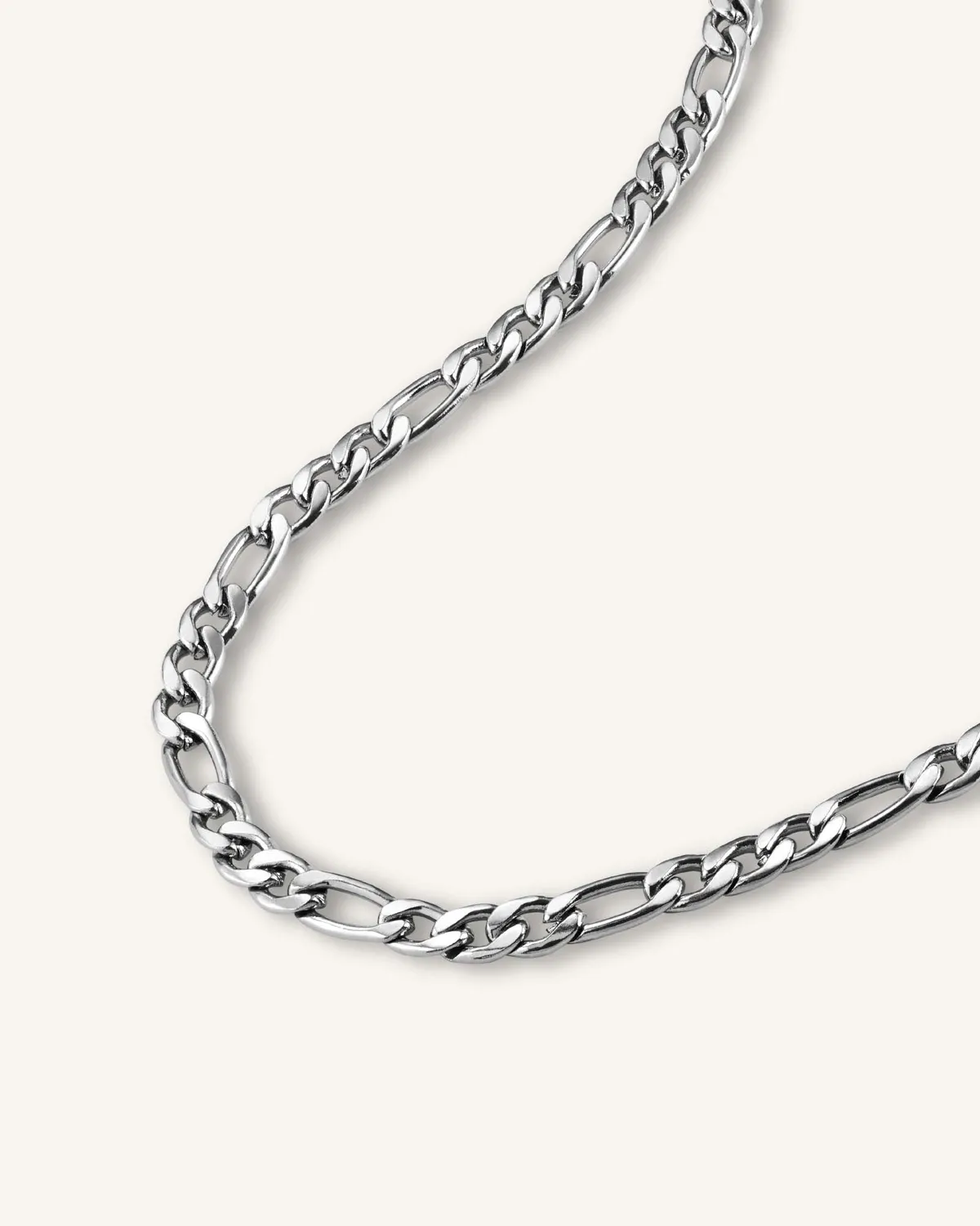 Rosefield Figaro Necklace halskjede sølv 41–45 cm i stål