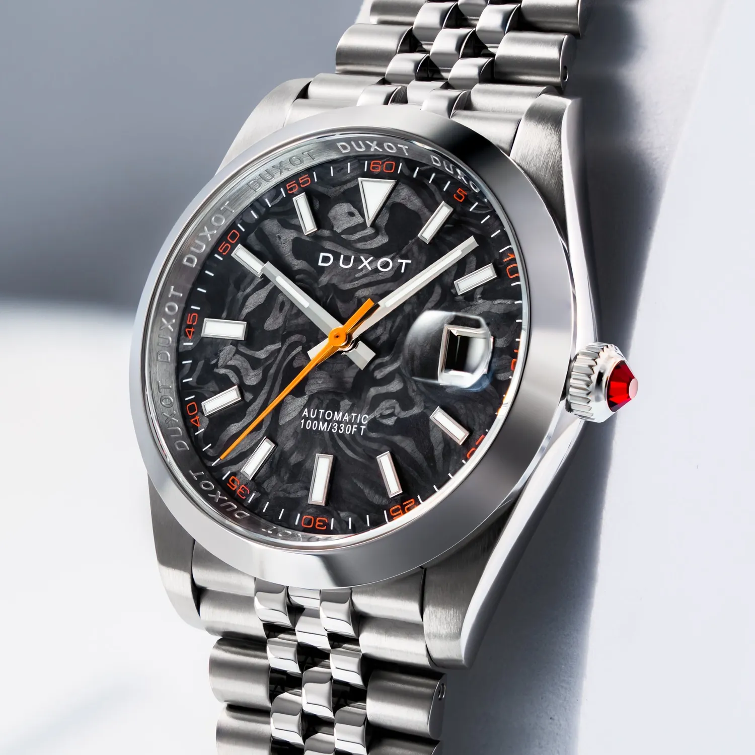 Duxot Vezeto Sea Wave Marble klokke 40 mm
