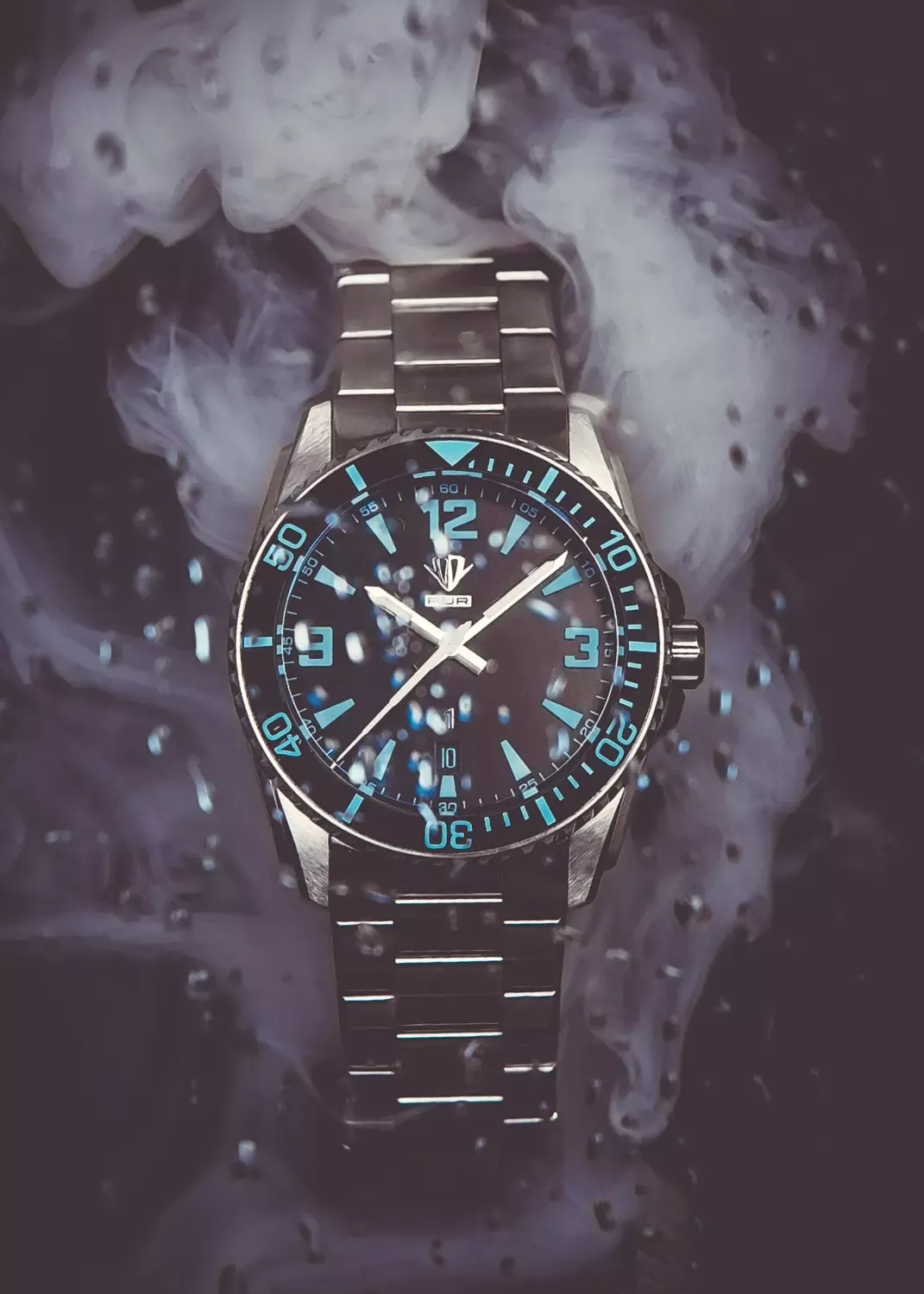 Perfekt Ur PUR 1 Sort armbåndsur