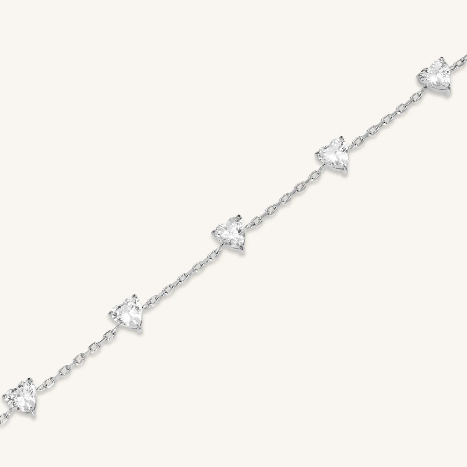 Rosefield Row Hearts Bracelet armbånd gull