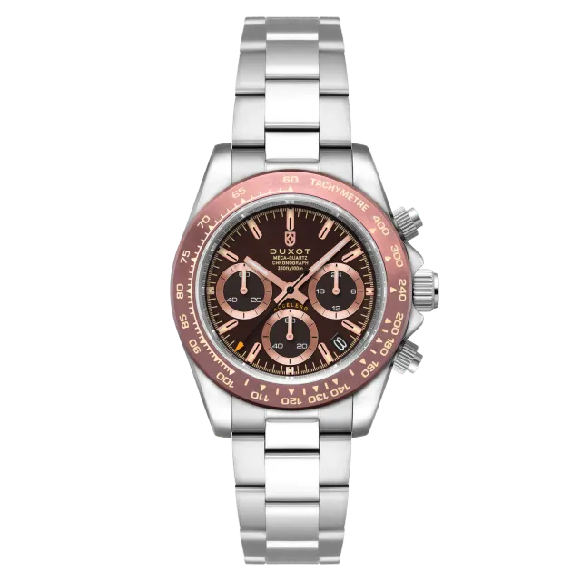 Duxot Accelero DX-2065 kronograf Chestnut Brown 40 mm