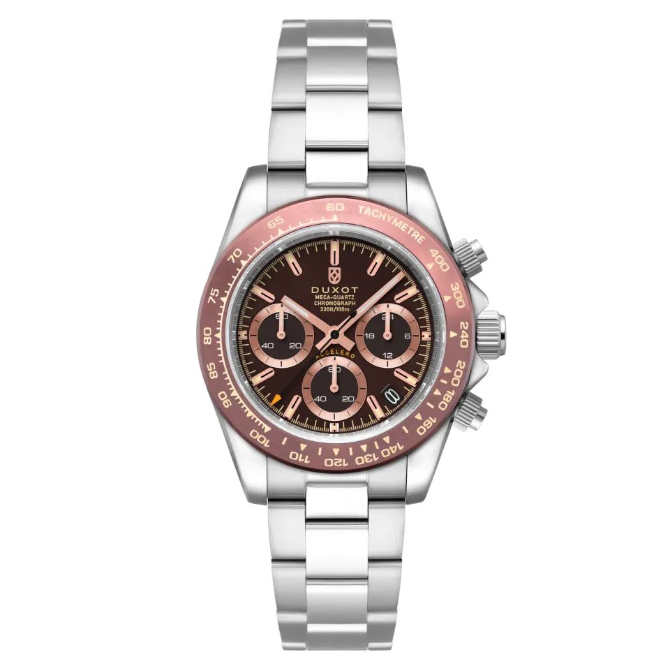 Duxot Accelero DX-2065 kronograf Chestnut Brown 40 mm