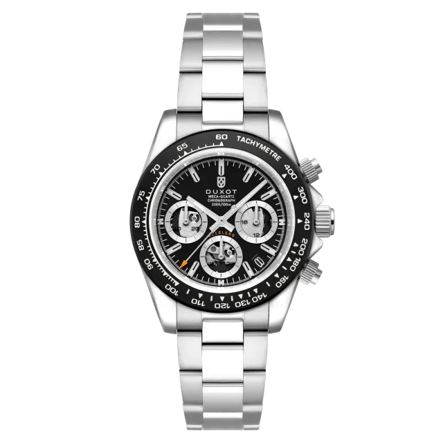 Duxot Accelero Compax Skeleton Edition kronografklokke Carbon Twilight