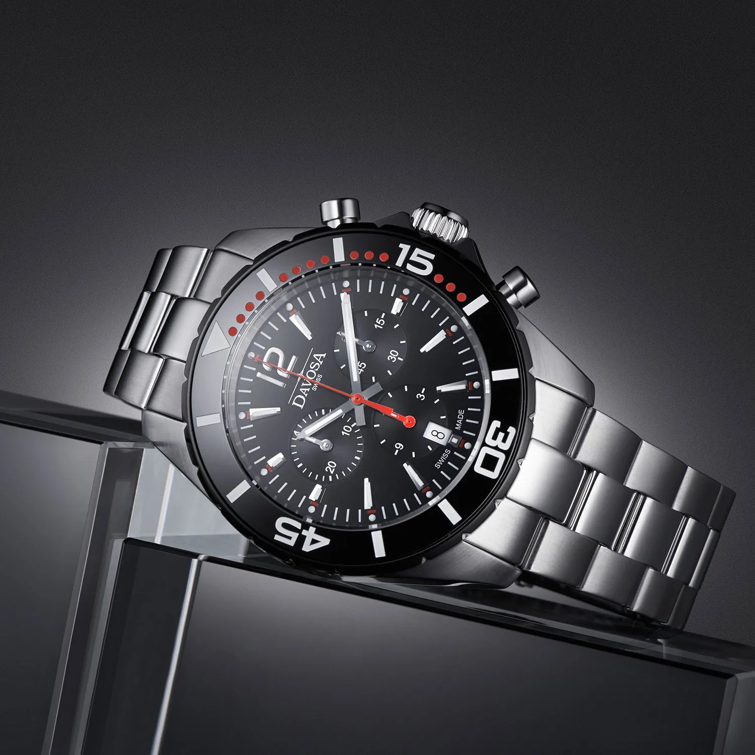DAVOSA Nautic Star Chronograph dykkerklokke quartz