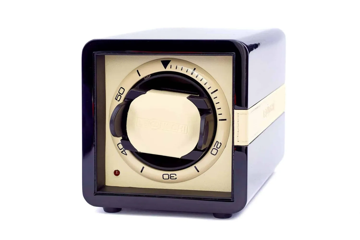 Leanschi WS01 watch winder Sport Edition Black & Ivory
