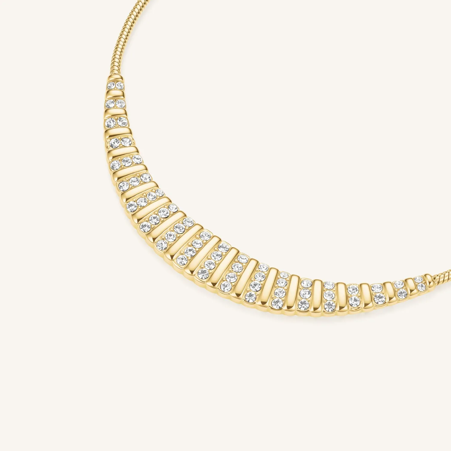 Rosefield Slate Necklace halskjede gull 42–46 cm
