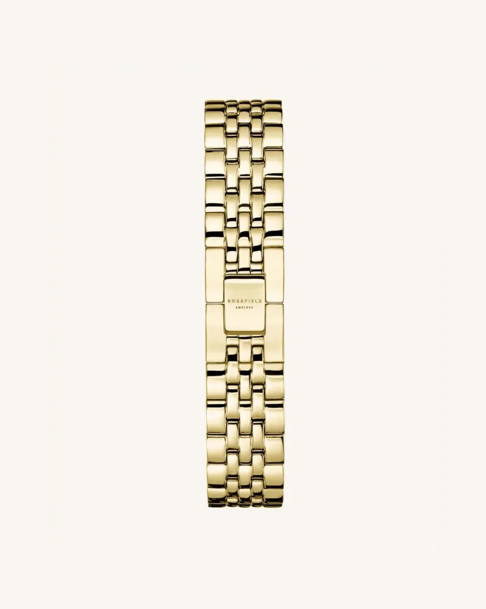 Rosefield Steel Gold Tapered Strap klokkelenke gull 16 mm