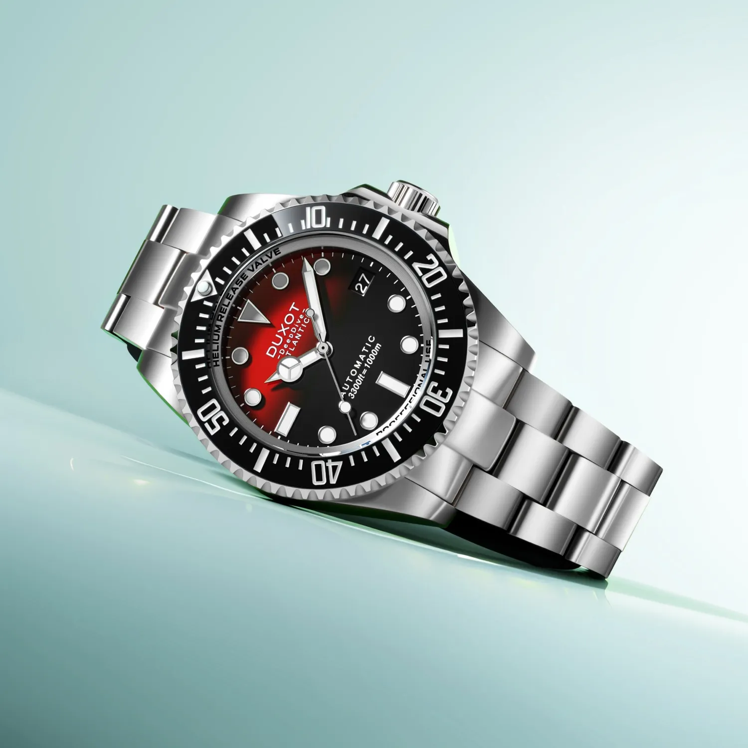 Duxot Atlantica Deep Dive Automatic Ochre dykkerklokke