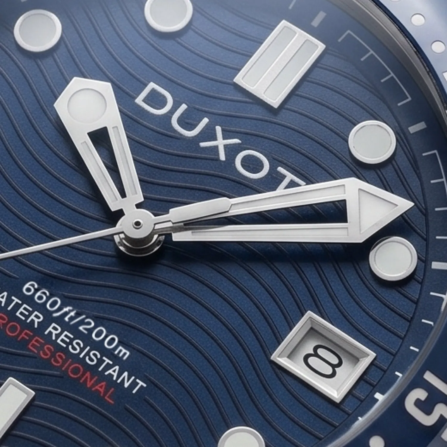 Duxot Henri Diver Automatic Presidential Blue dykkerklokke