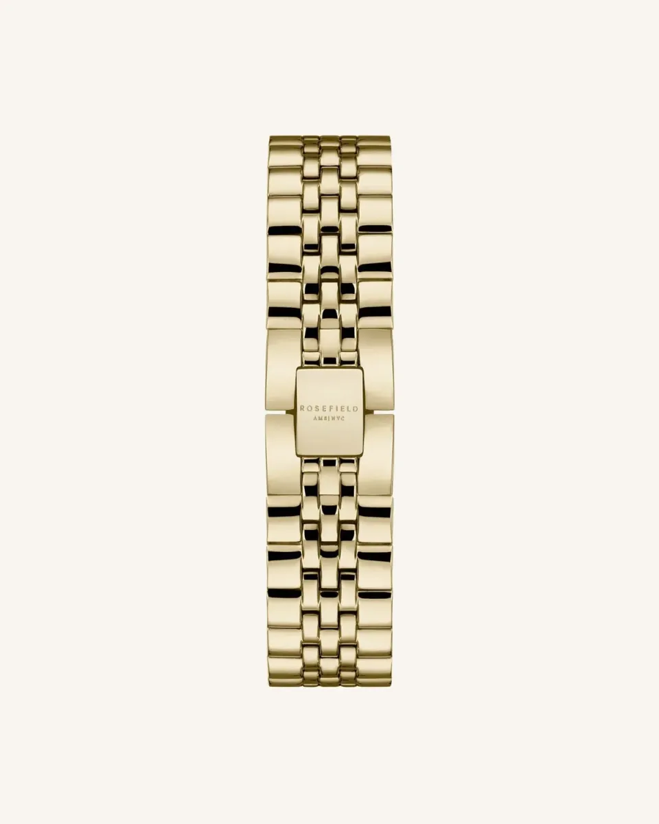 Rosefield Gold Strap klokkerem 18 mm gullfarget stål