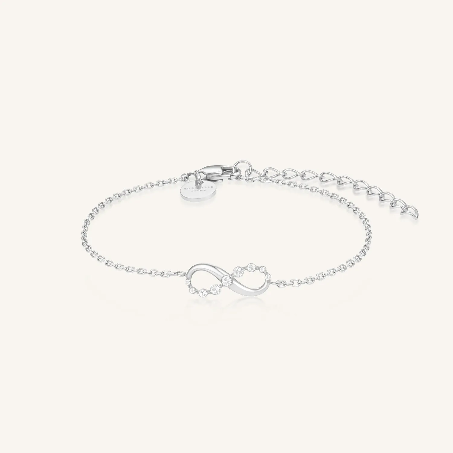 Rosefield Infinity-armbånd gullbelagt justerbart