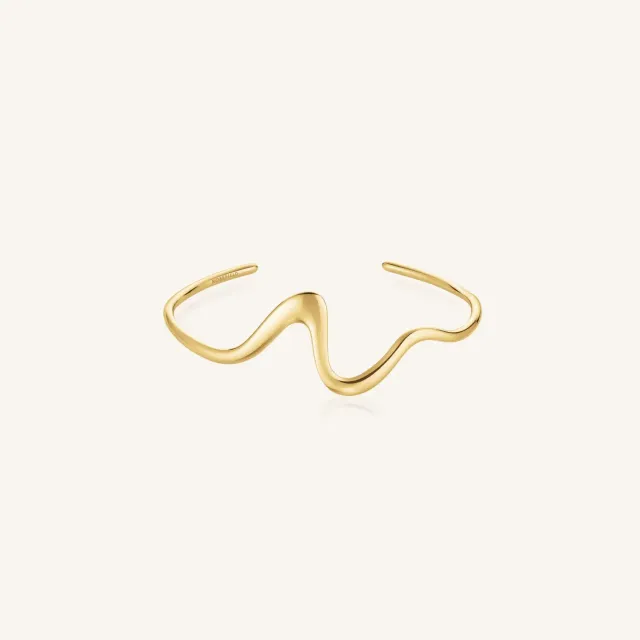 Rosefield Essentials Wave Bangle armring gull