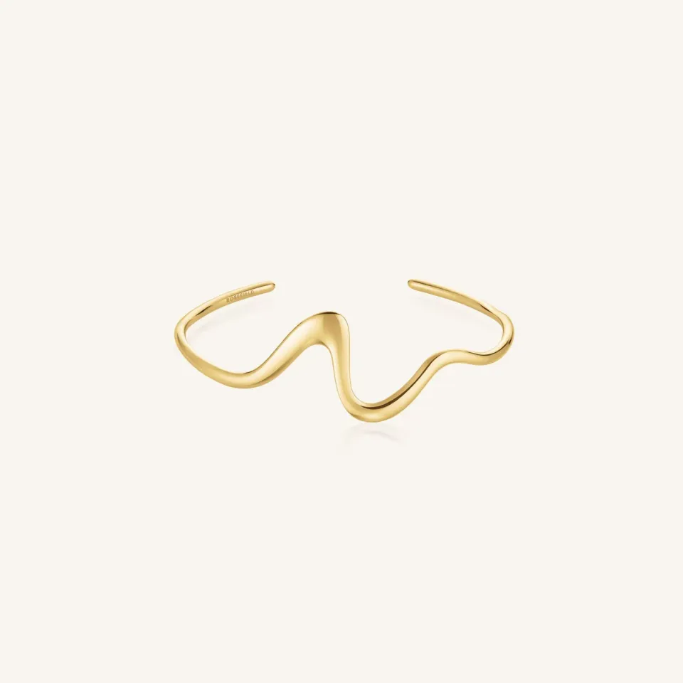 Rosefield Essentials Wave Bangle armring gull