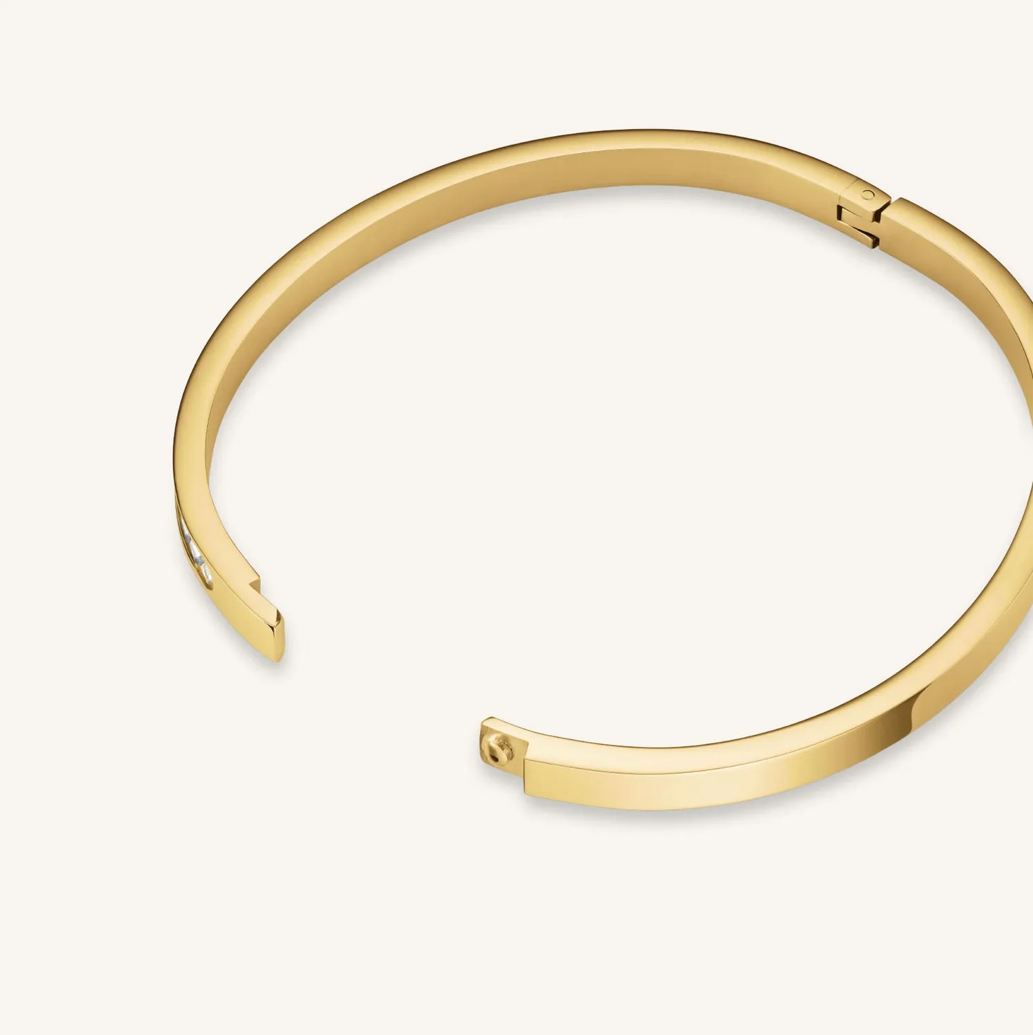 Rosefield Essentials Tennis Bangle armbånd gull og sølv