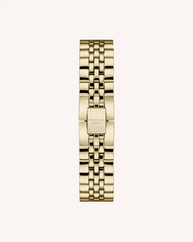 Rosefield Gold Strap klokkerem 22 mm 14 mm gull