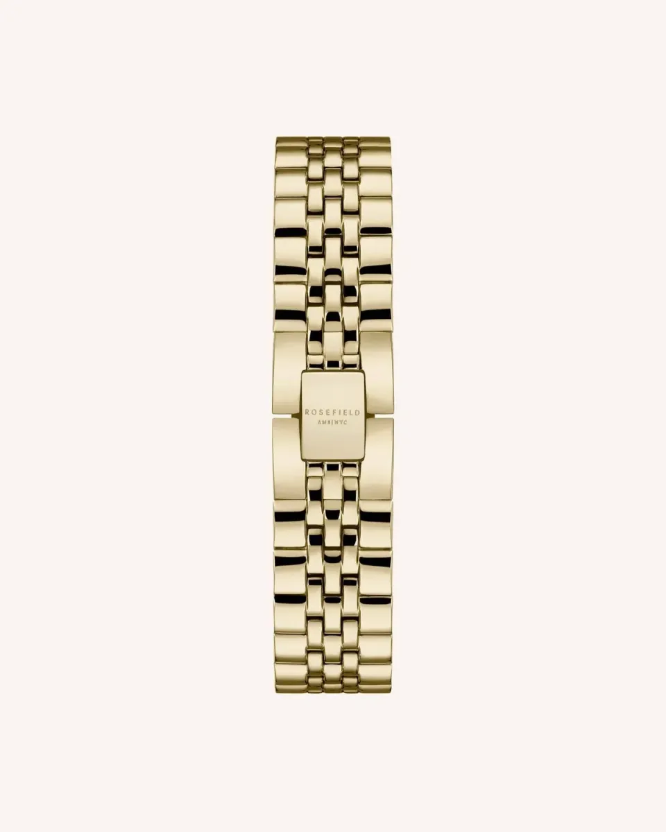 Rosefield Gold Strap klokkerem 22 mm 14 mm gull