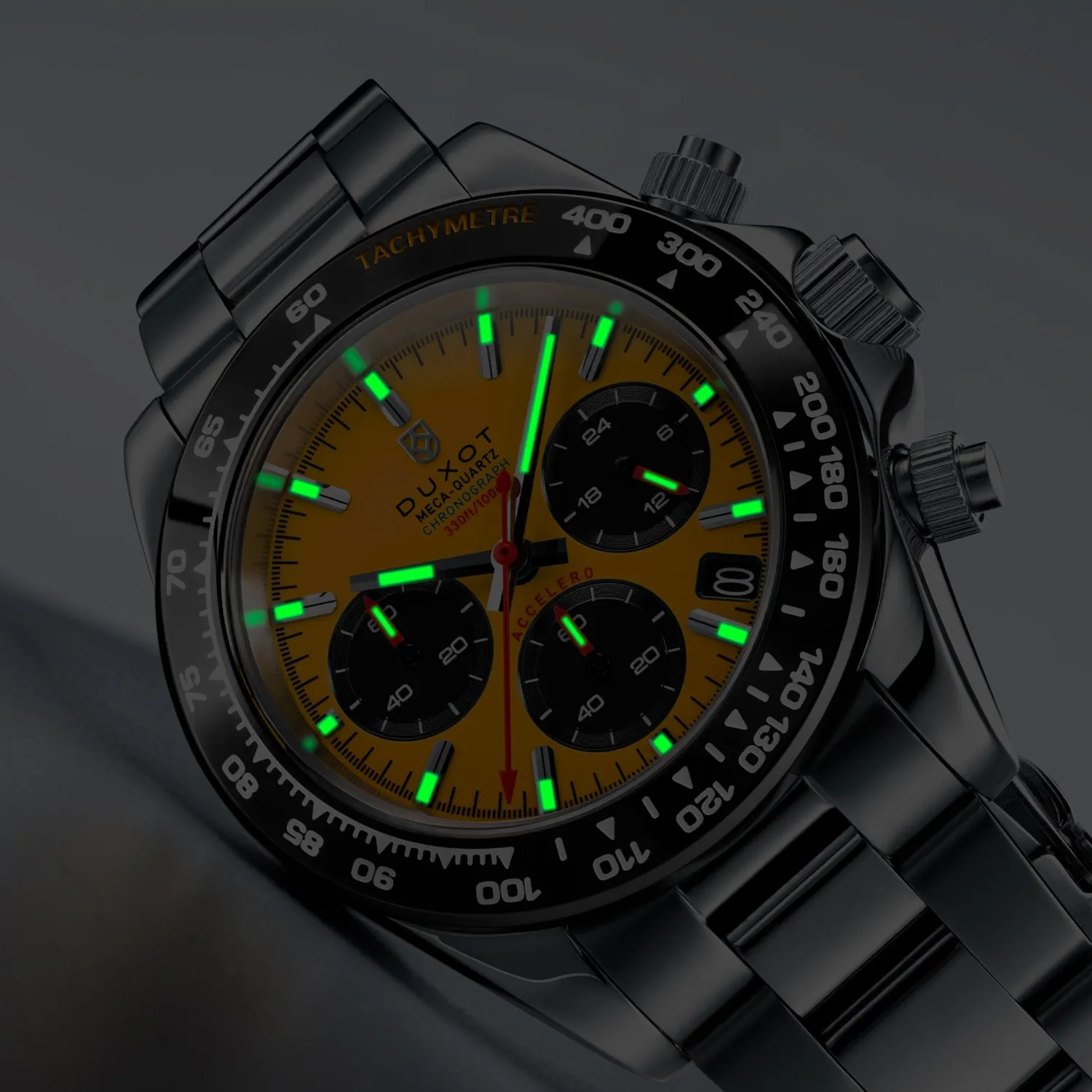 Duxot Accelero Rusty Charm kronografklokke 40 mm