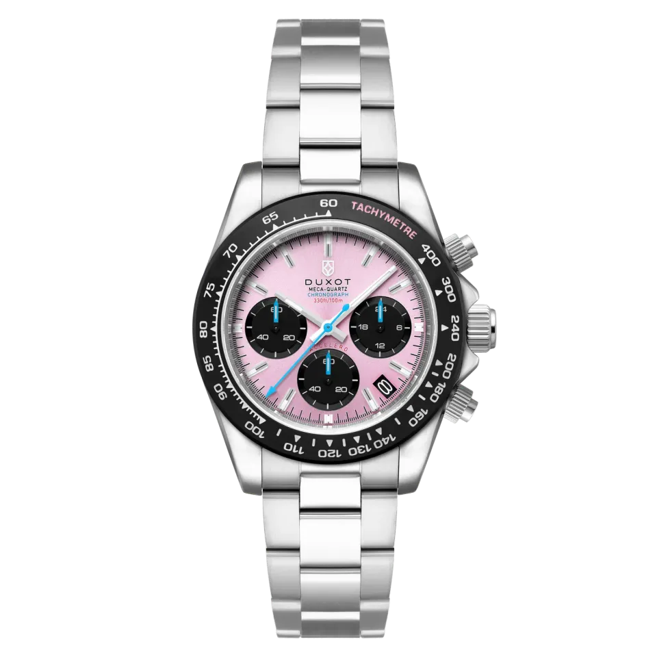 Duxot Accelero Chronograph kronograf Magenta Mist 40 mm
