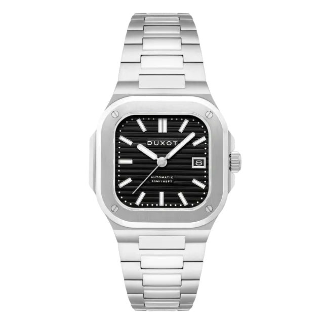 Duxot Quadrata Automatic Midnight Black klokke 42 mm