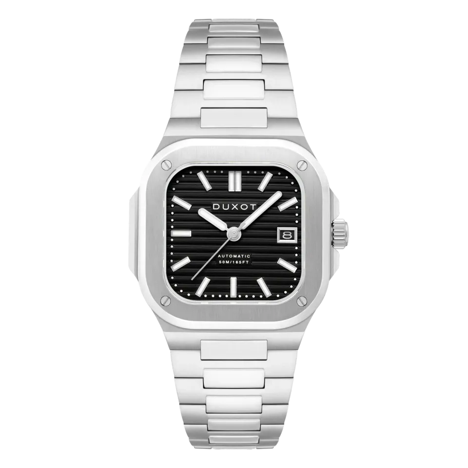 Duxot Quadrata Automatic Midnight Black klokke 42 mm