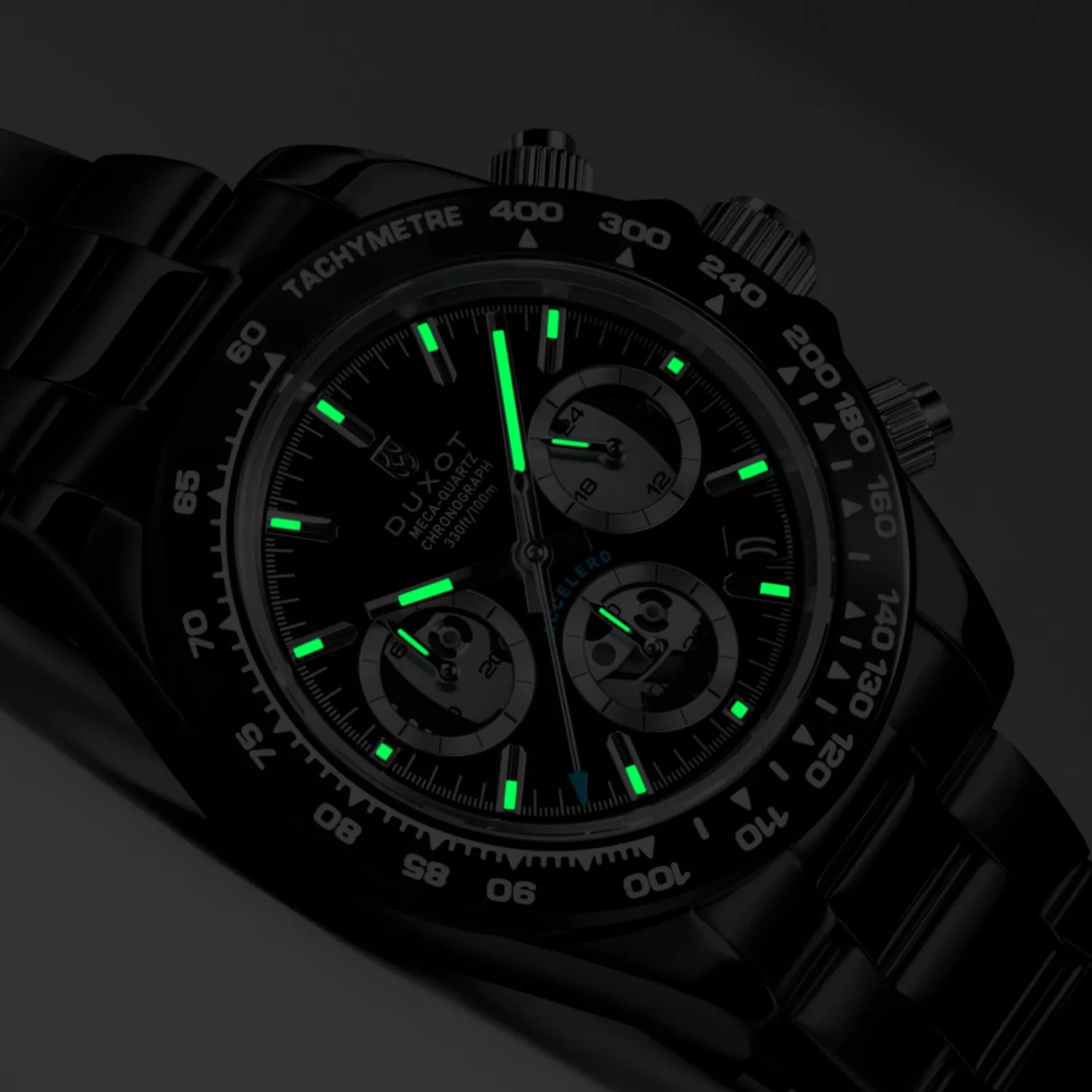 Duxot Accelero Compax Skeleton Edition kronografklokke