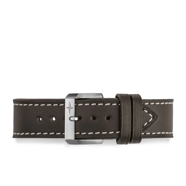 DAVOSA Calfskin Leather Brown lærrem 22 mm Standard, XL