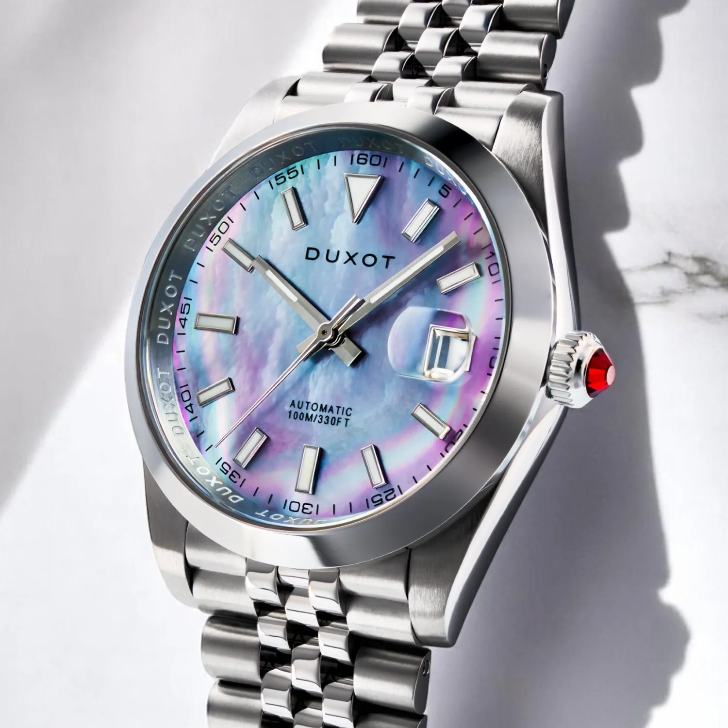 Duxot Vezeto Mother Of Pearl automatisk klokke perlemorskive