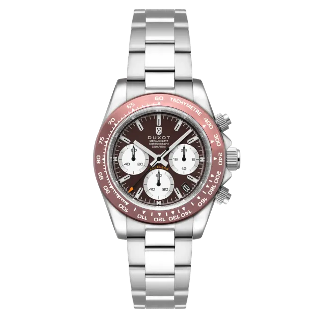 Duxot Accelero Chronograph klokke Cacao Brown 40 mm