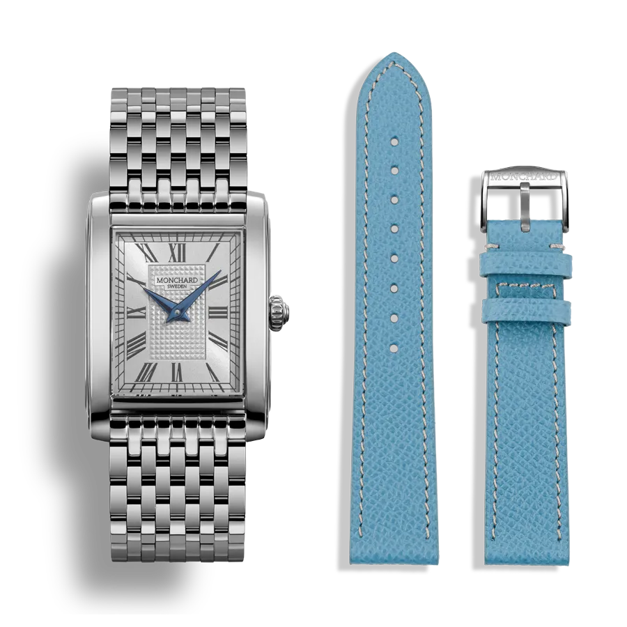 MonChard Classic White on Bracelet klokke 24,9 mm