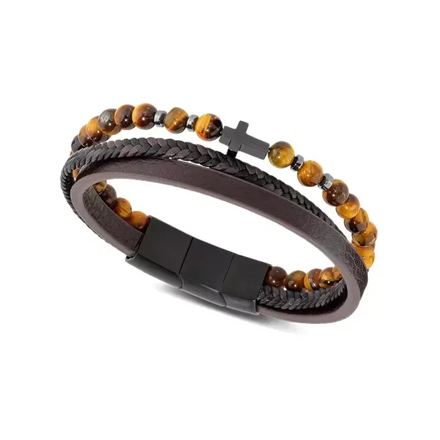 Perfekt Ur Mystères RB Mystéres 12mm tiger eyes armbånd