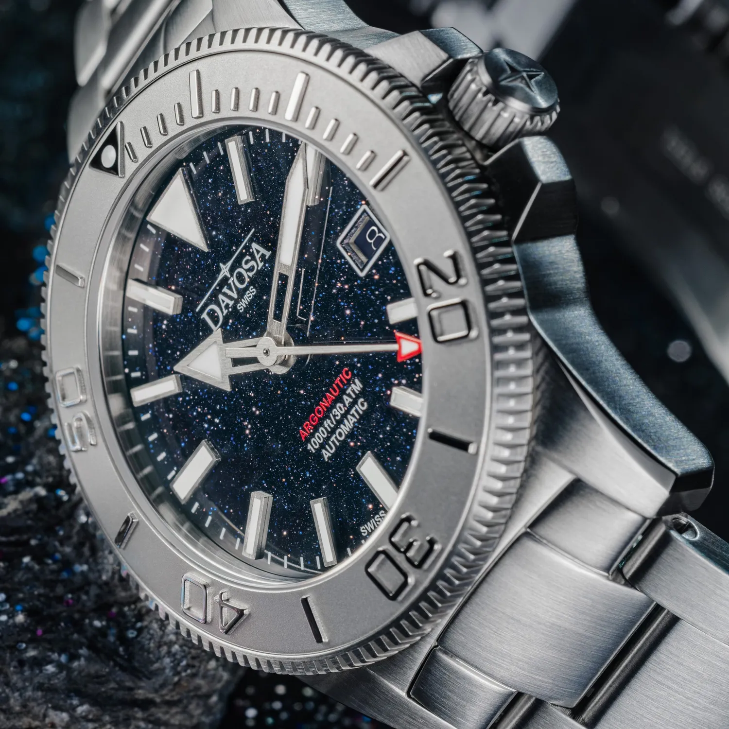 DAVOSA Argonautic Celeos automatisk dykkerklokke 30 ATM