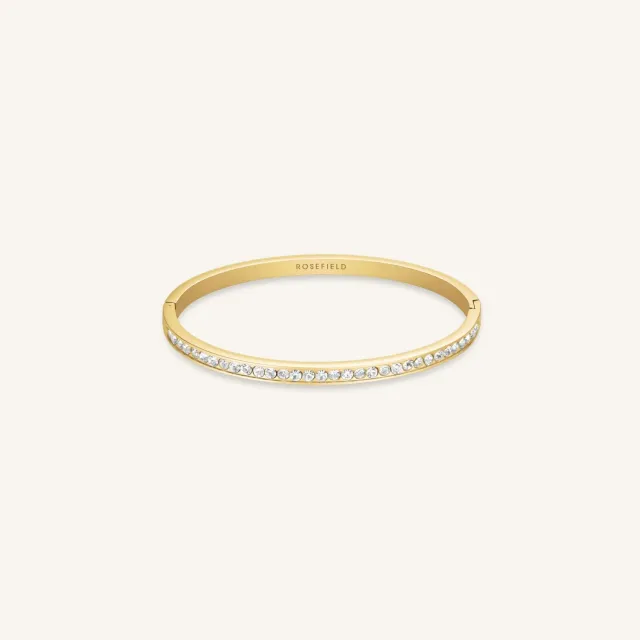 Rosefield Essentials Tennis Bangle armbånd gull og sølv