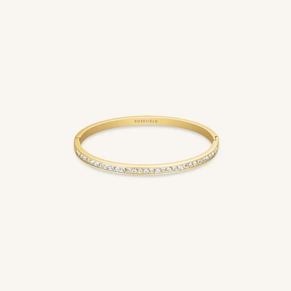 Rosefield Essentials Tennis Bangle armbånd gull og sølv