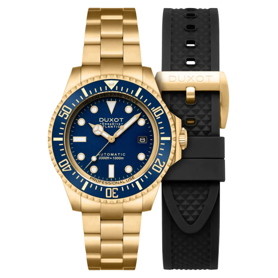 Duxot Atlantica Deep Dive Automatic Limited Edition klokke Deep Blue 100 ATM