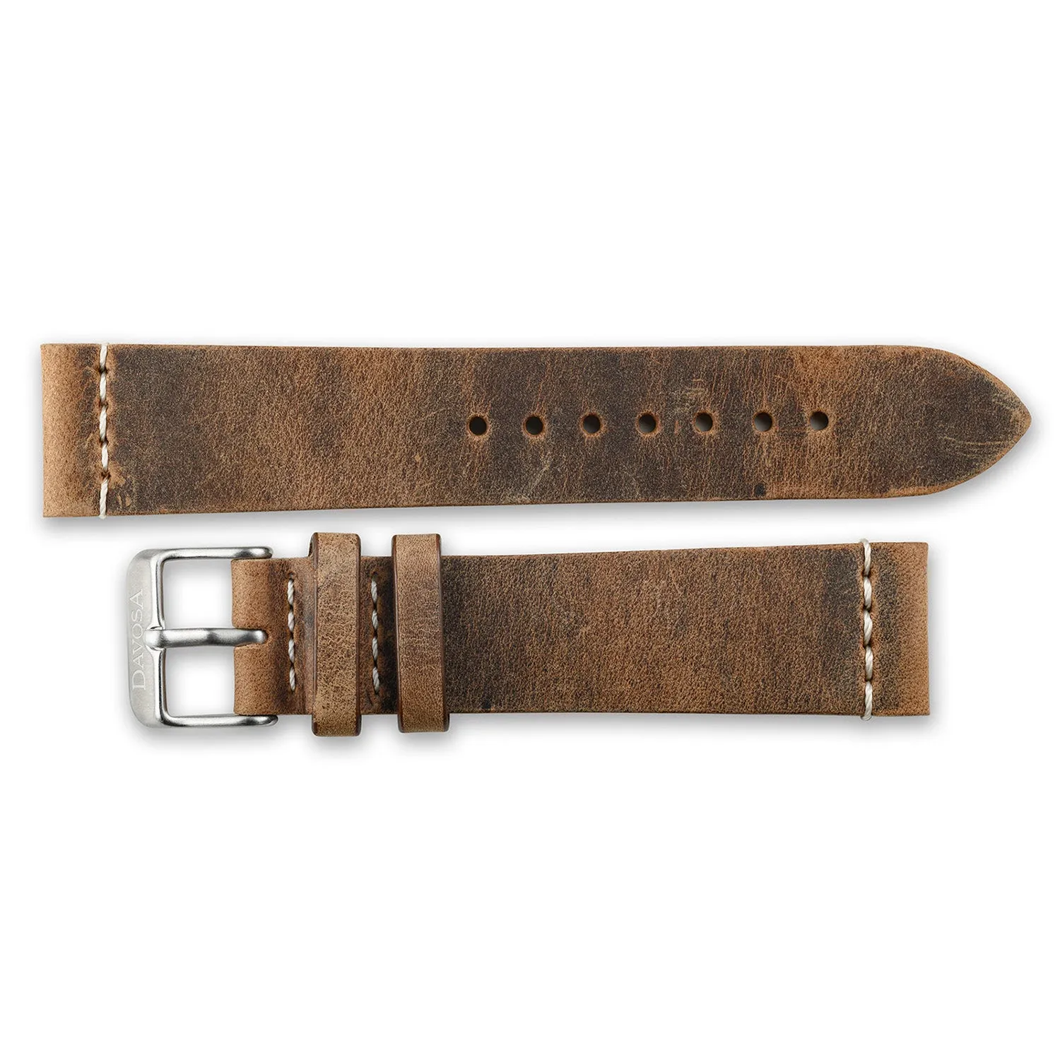 DAVOSA Calfskin Leather Vintage Brown 20 mm klokkerem
