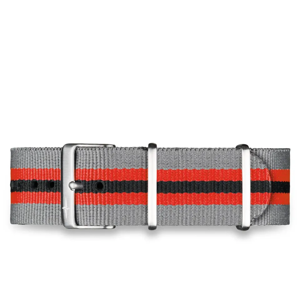 DAVOSA Nylon Grey 22mm klokkerem 22 mm grå