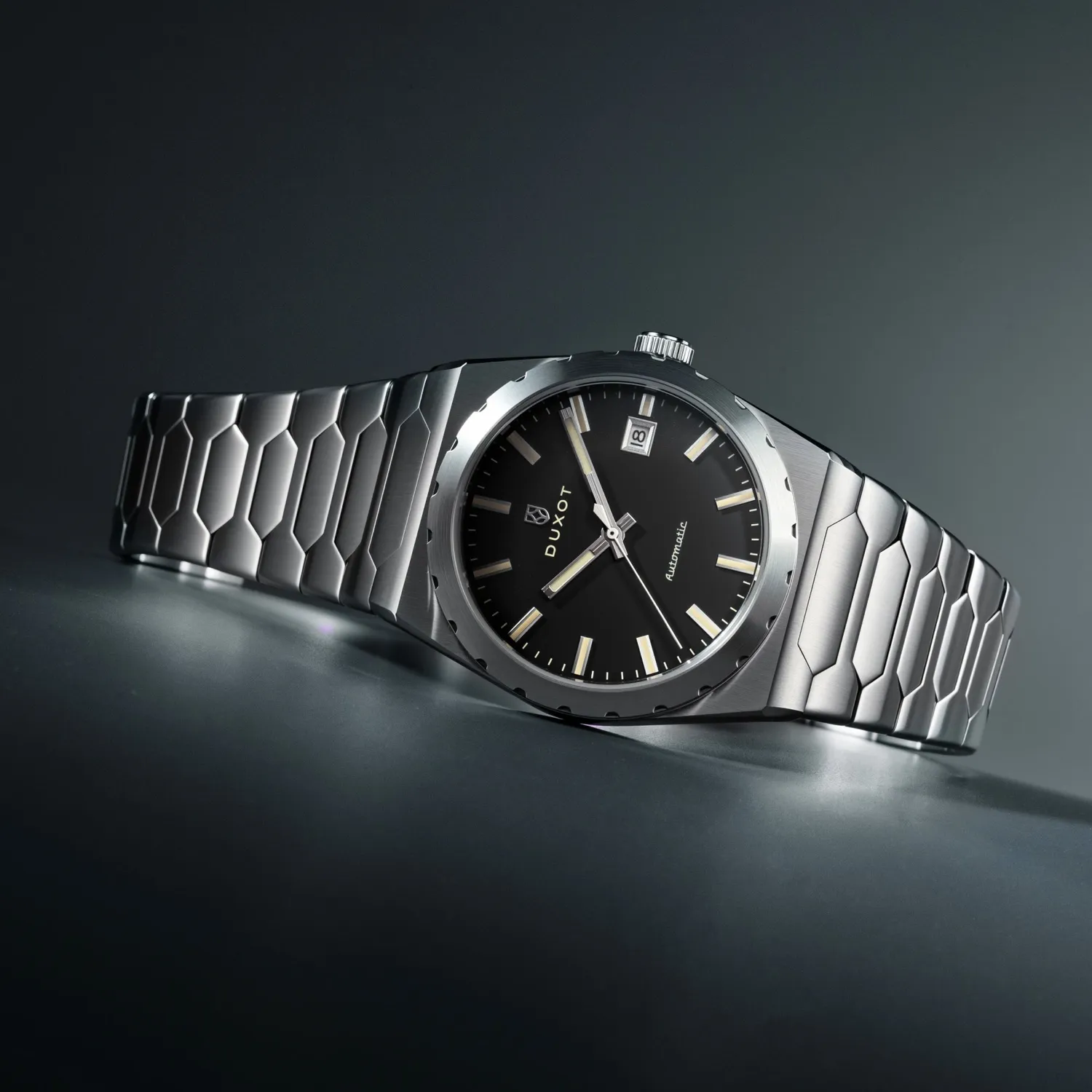 Duxot Taranto Ebony Glint klokke svart 37 mm