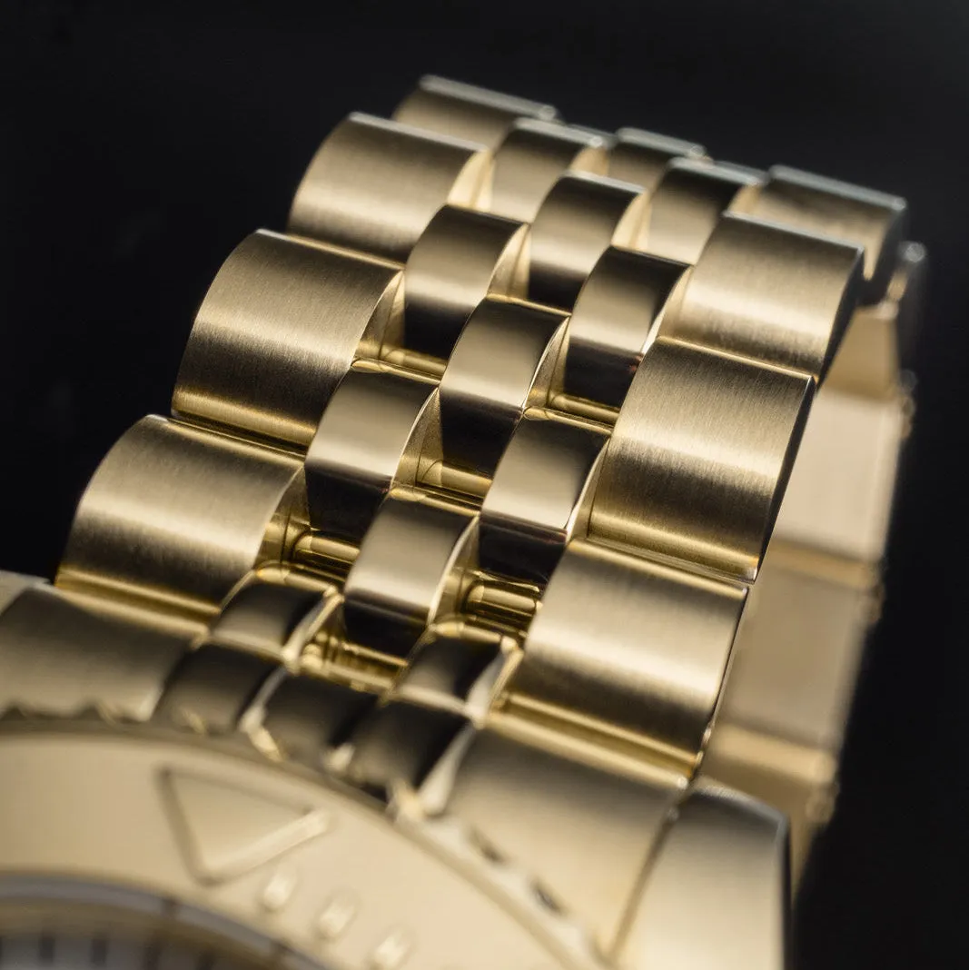 DAVOSA Ternos Medium PentaLink PVD Gelbgold klokkel lenke 18 mm