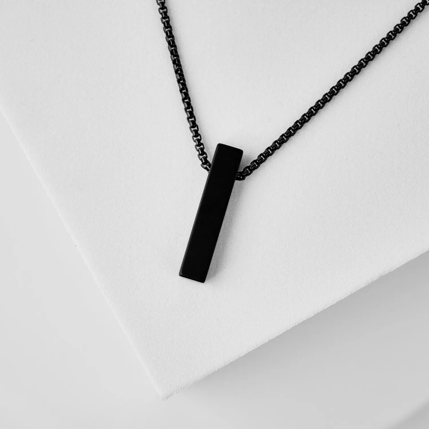 Duxot Vezeto Stone Pendant Onyx Stone anheng svart onyks