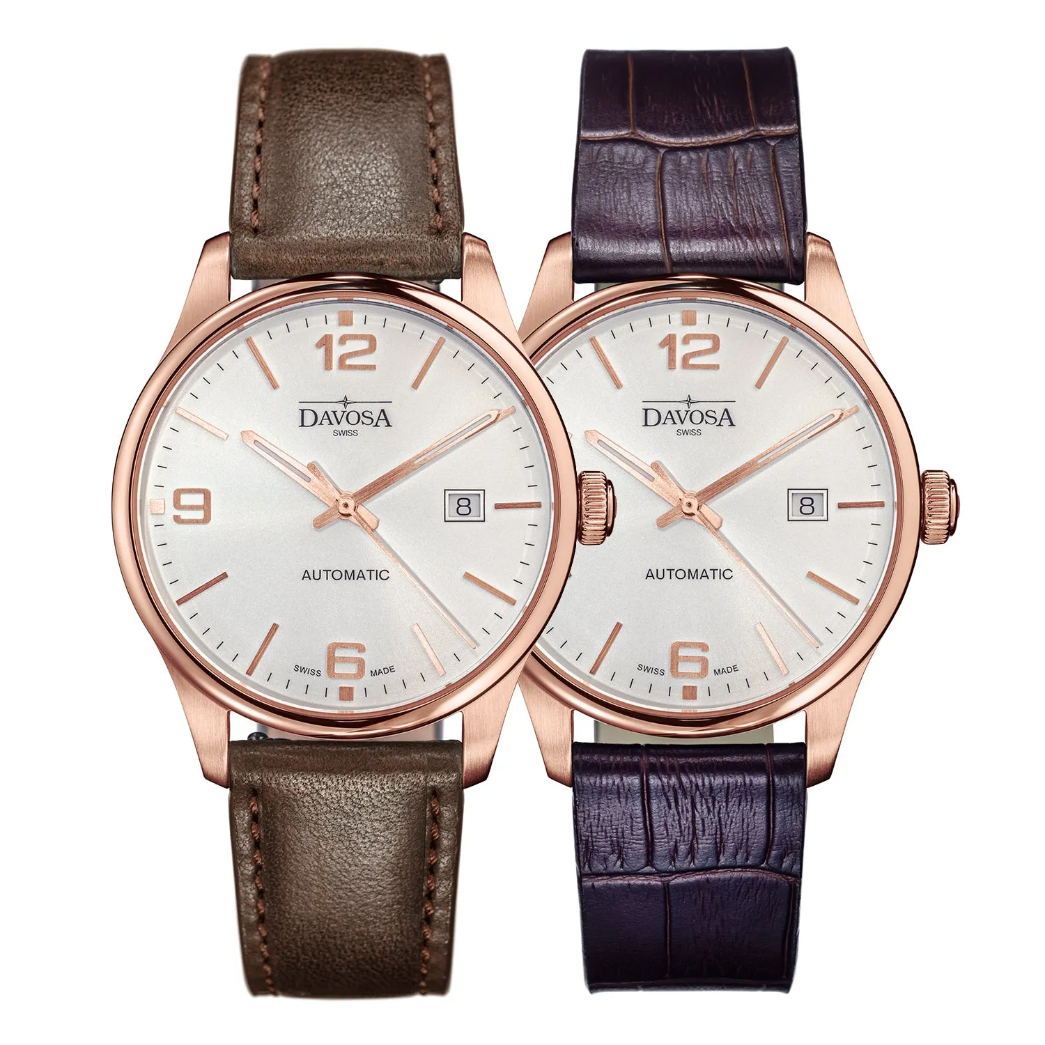 DAVOSA Gentleman automatisk herreklokke 40 mm