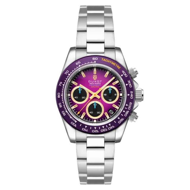 Duxot Accelero Amethyst Aura kronografklokke 40 mm