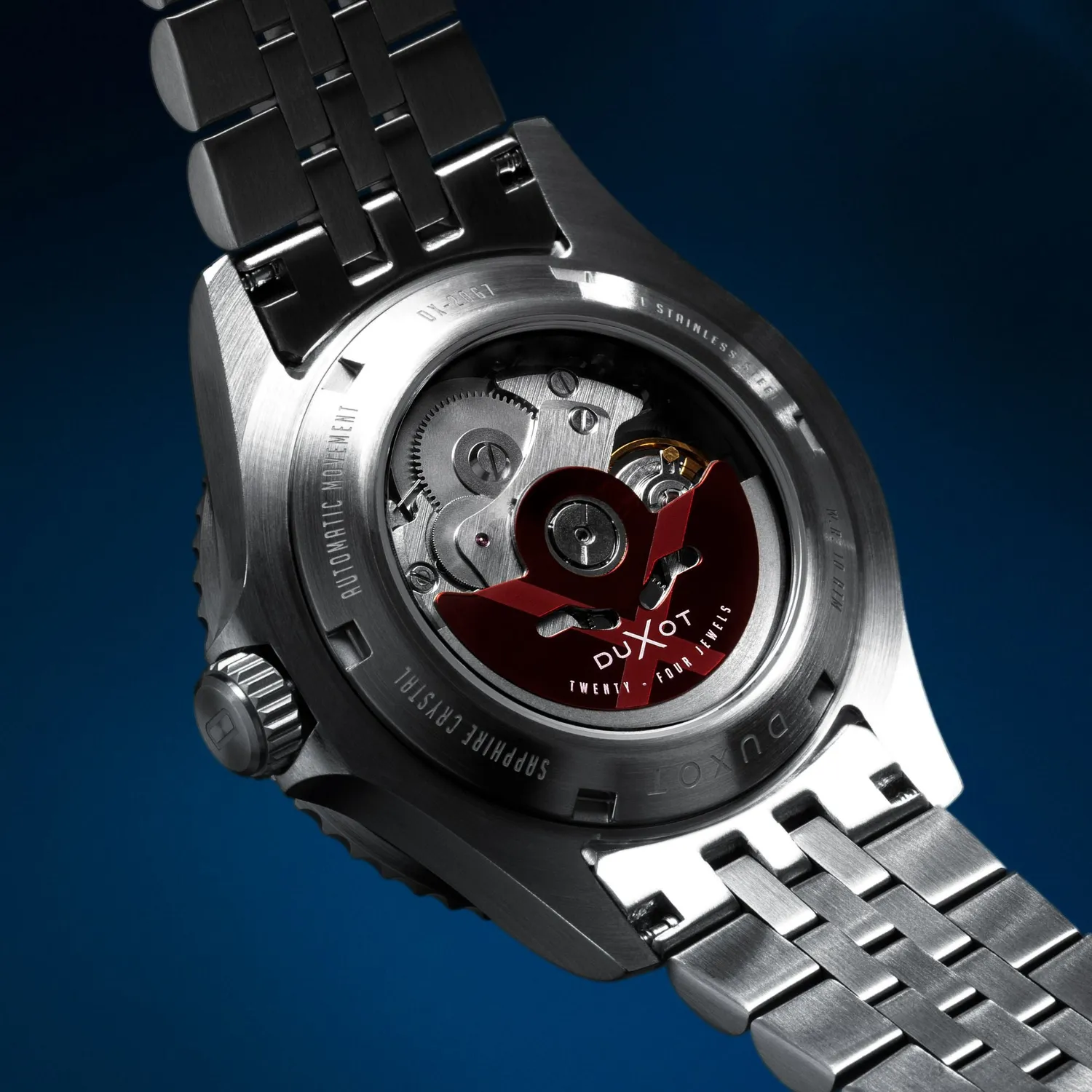 Duxot Atlantica Burnt Almond skeleton dykkerklokke automatisk 100 m