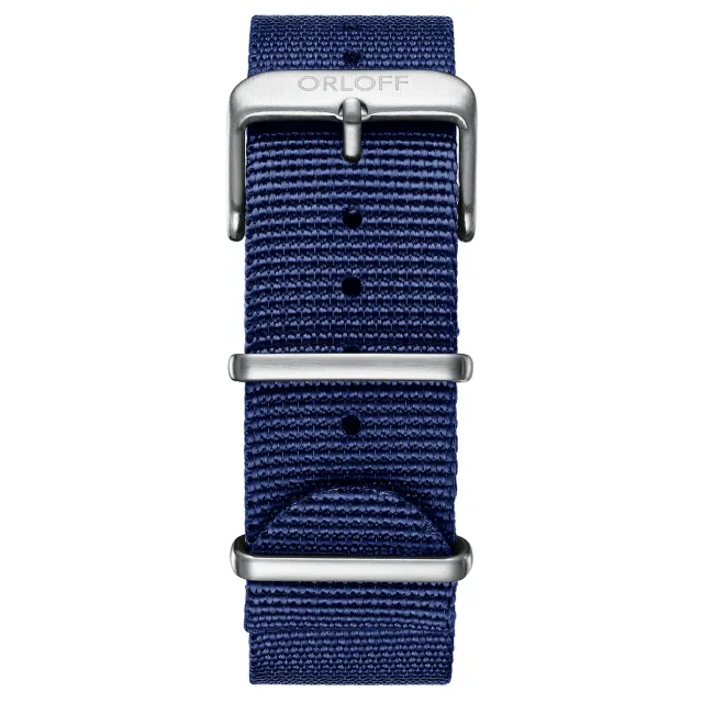 Orloff Nato Strap O1013 NATO-rem blå 22 mm